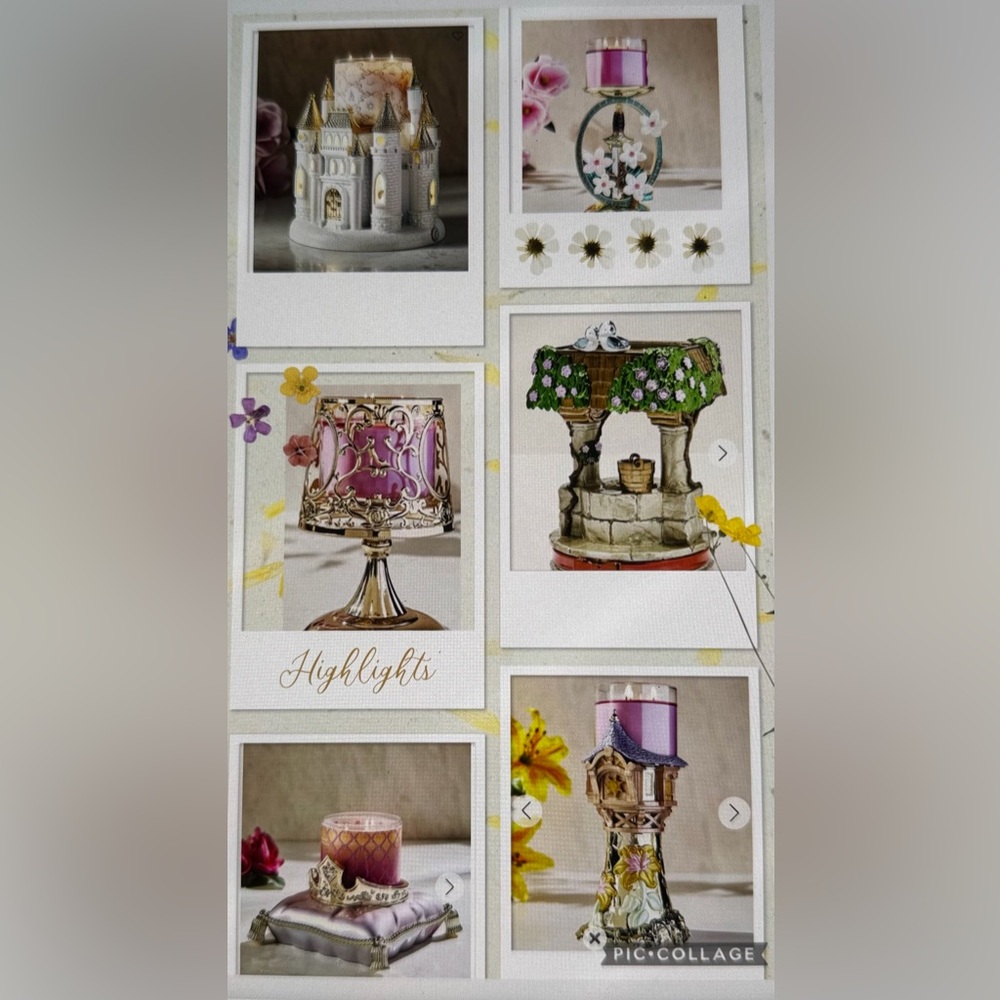 Bath & Body Works Disney Princess Candle Holders Set